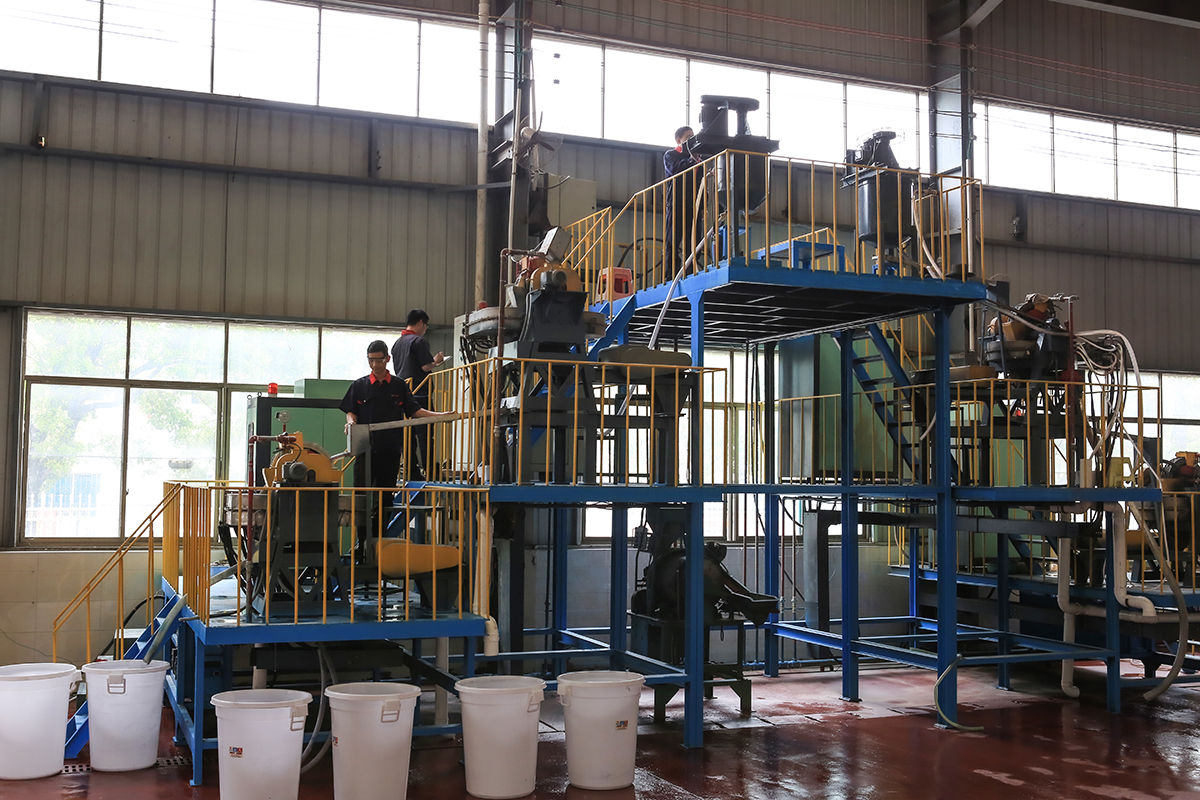 Industrial Test Ilmenite Magnetic Gravity Separation Line